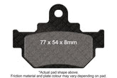EBC Disc Brake Pads - FA106TT